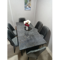 Обідній комплект. Розсувний стіл І 6 Стільців Туреччина