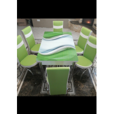 Скляний стіл і 4 стільці. Обідній комплект. Туреччина.