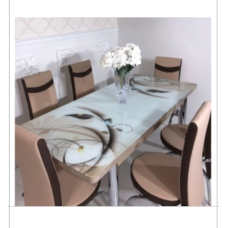 Скляний стіл і 4 стільці. Обідній комплект. Туреччина.