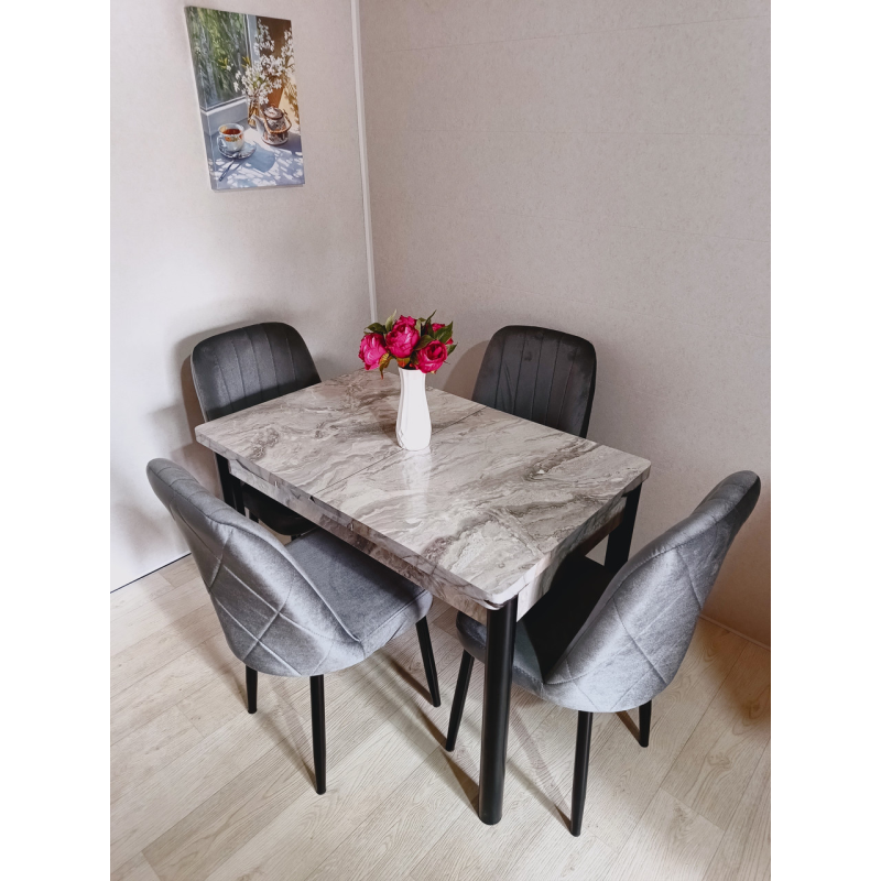 Обідній комплект стіл та 4 стільці Турція (COSMOS)