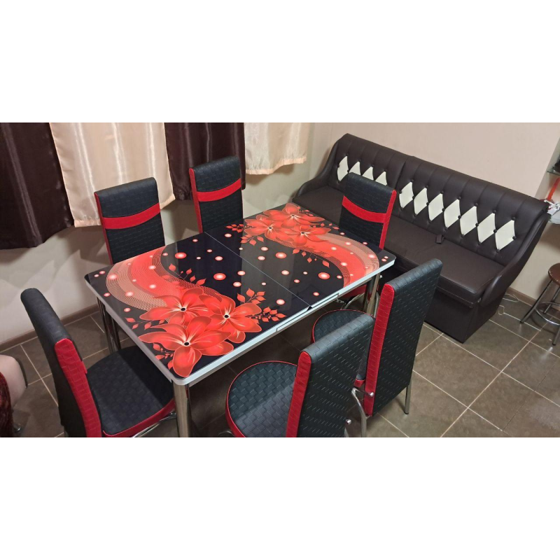 Стіл обідній розкладний 130*80 см (170 см)Туреччина