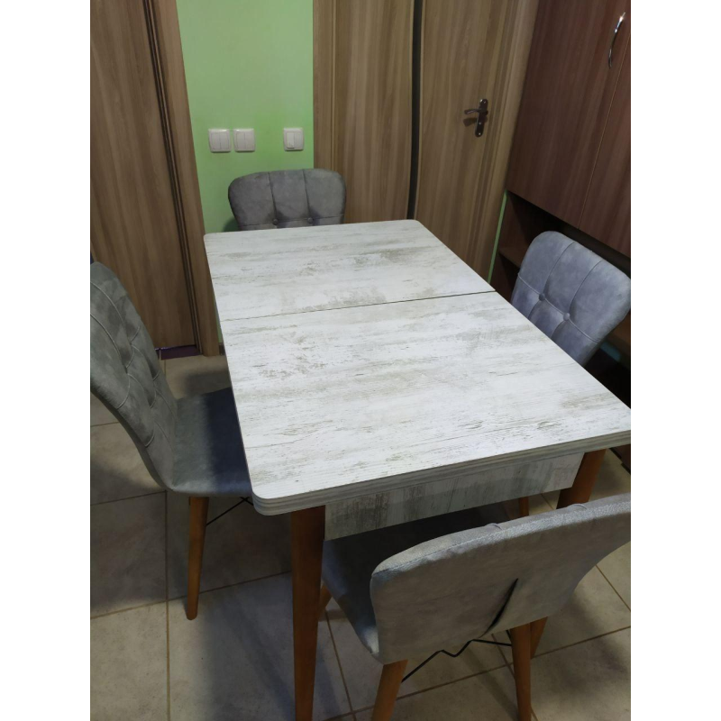 Стіл кухонний розкладний 110*70+30 см Турція