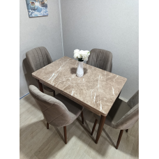 Обідній комплект стіл і 4 стільці Туреччина (LOTUS)