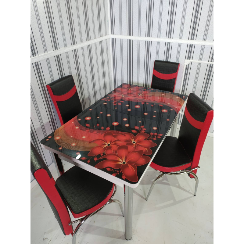 Стіл кухонний обідній і 4 стільці. Туреччина. Доставка по всій Україні.