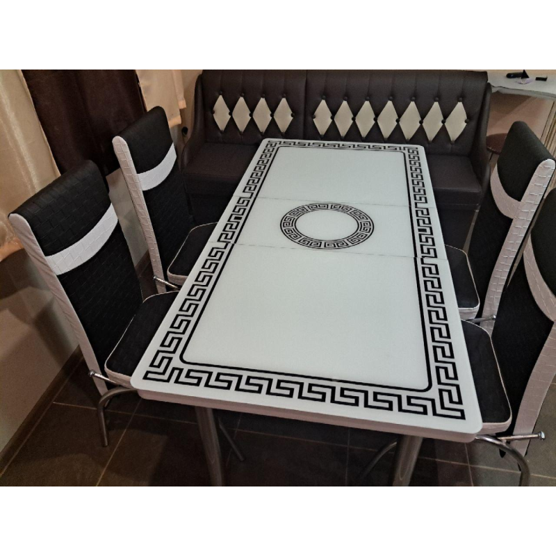 Обідній комплект Розкладний стіл і 4 стільці Туреччина