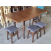 Обідній комплект стіл і 4 табуретатів