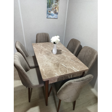 Обідній комплект стіл і стільці. Новинка 2025г. Розкладний стіл.