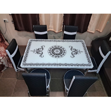 Обідній Скляний Розсувний стіл 130*80 см (170 см)Туреччина